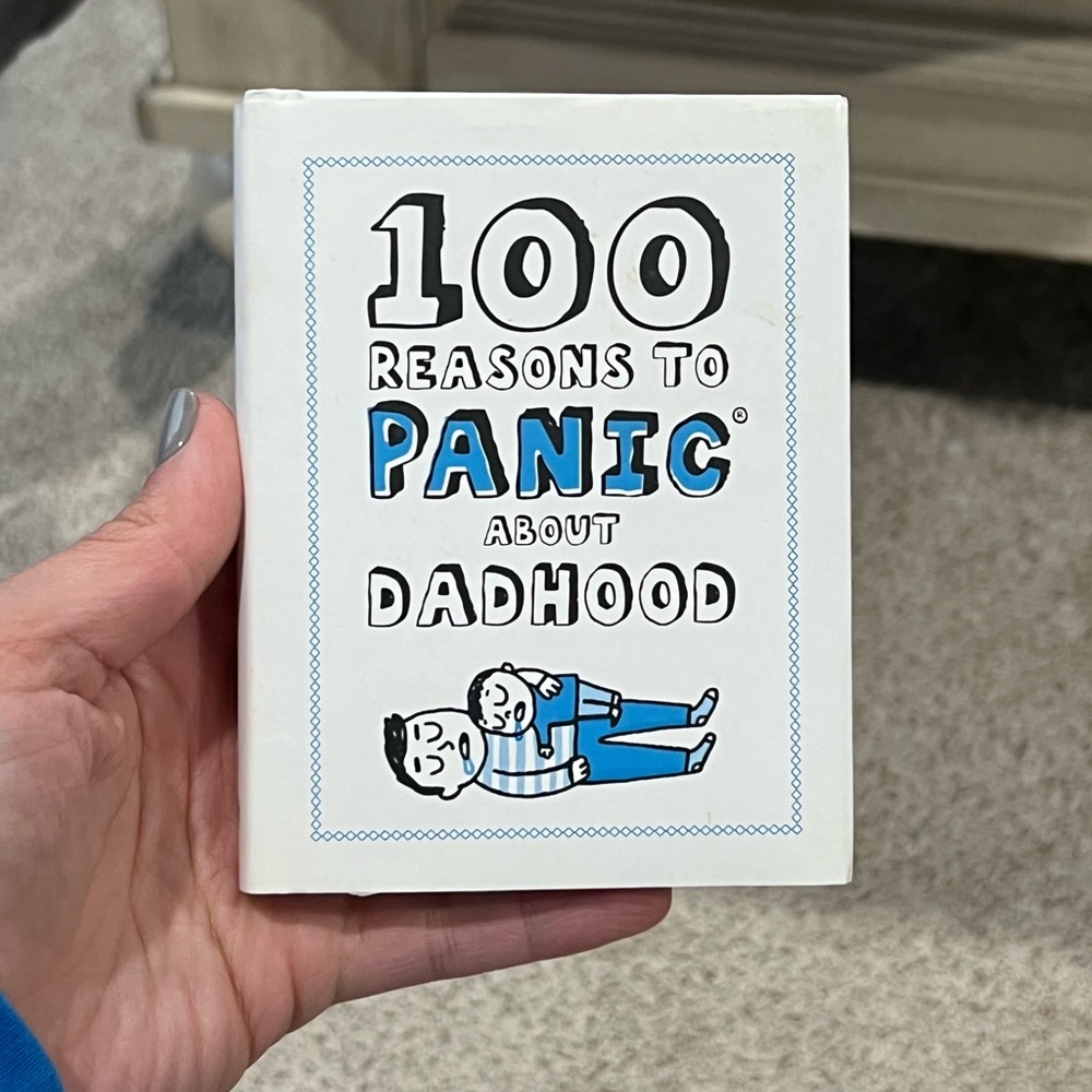 Baby Shower Gift for Dad 100 Reasons to Panic about Dadhood Book